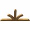 Ekena Millwork Richland Rough Sawn Timber Gable Bracket, Western Red Cedar, 84"W x 42"H x 4"D x 6"F, 12/12 Pitch GBW084X42X0406RIC00RWR - alternate 5